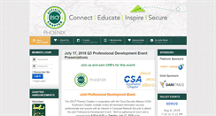Desktop Screenshot of isc2chapter-phoenix.org